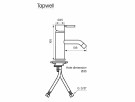 Tapwell - EVM071 Bronse - Servantbatteri og bunnventil thumbnail